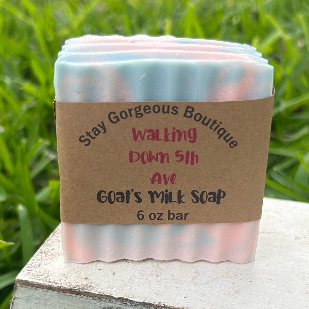 Walking Down 5th Ave Homemade Goat’s Milk Soap - Picture 2 of 7